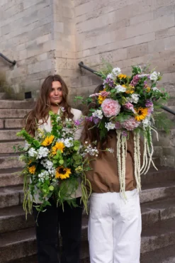 Amaranthus gren Kunstig Blomst - Hvid