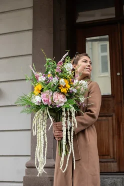 Lilje Kunstig Blomst - Hvid | Lille
