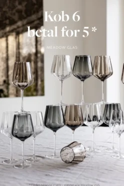 Meadow Glas - Hvidvinsglas | Klar