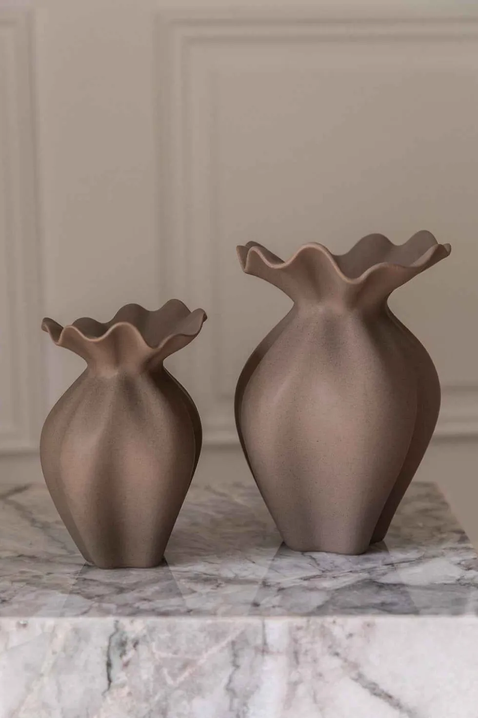 Nellie Vase - Brun | Lille