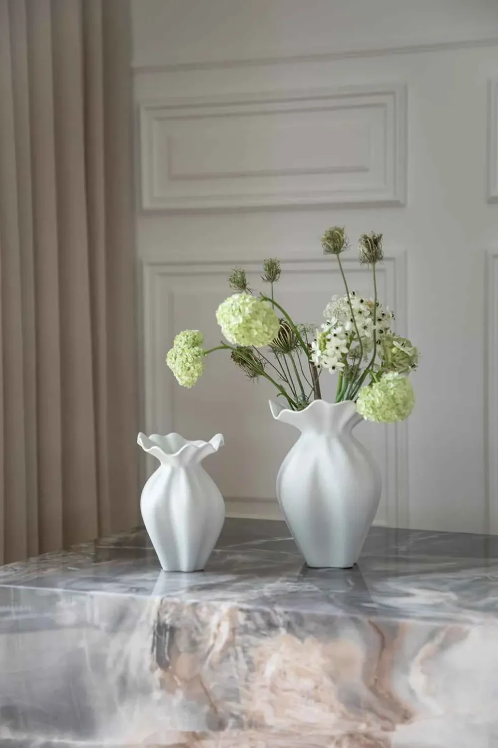 Nellie Vase - Off White | Mellem