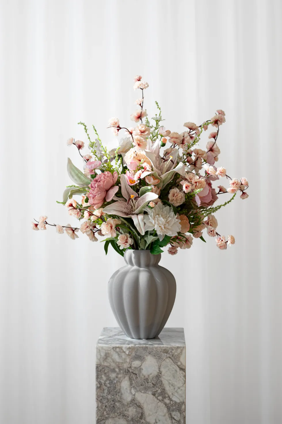 Sage Kunstig Blomst - Hvid
