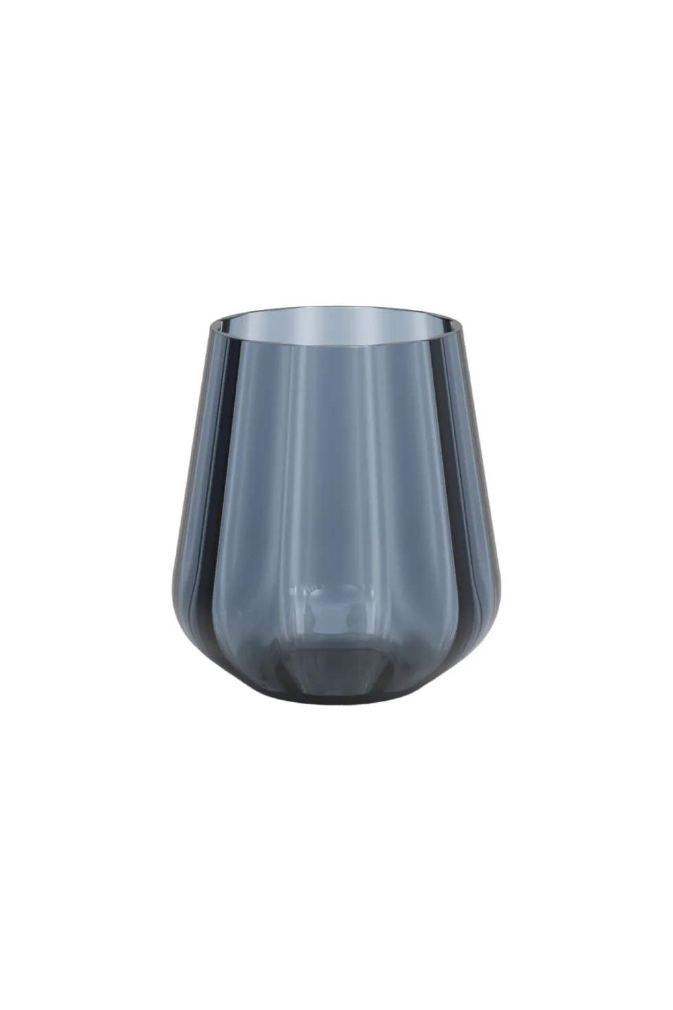 Shop looket - 6 stk. Meadow blå drikkeglas